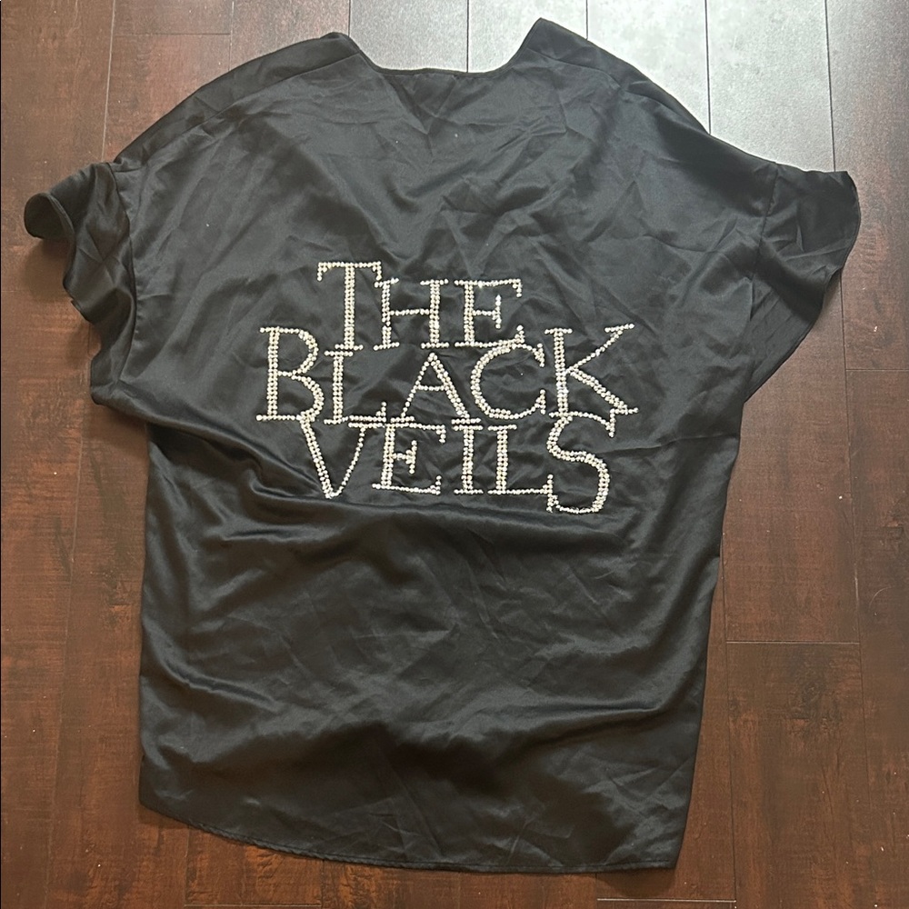 Victoria's Secret Black Silk Robe